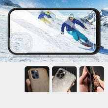 Заредете изображение във визуализатора на галерията – Clear 3in1 case for iPhone 11 frame gel cover black - TopMag
