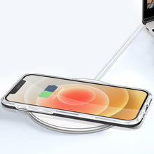 Заредете изображение във визуализатора на галерията – Clear 3in1 Case for iPhone 12 Frame Gel Cover Black - TopMag
