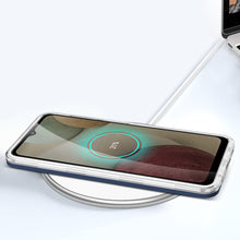 Заредете изображение във визуализатора на галерията – Clear 3in1 Case for Samsung Galaxy A12 5G Frame Gel Cover Blue - TopMag
