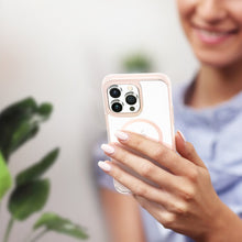 Заредете изображение във визуализатора на галерията – Dux Ducis Clin2 case for iPhone 14 Pro magnetic MagSafe cover pink
