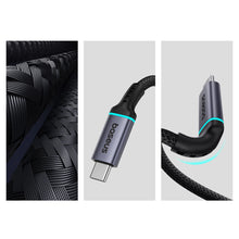 Заредете изображение във визуализатора на галерията – Baseus High Definition Series USB-C (male) / USB-C (female) 10Gb/s cable 1m - black
