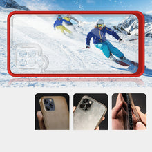 Заредете изображение във визуализатора на галерията – Clear 3in1 Case for Samsung Galaxy A42 5G Frame Gel Cover Red - TopMag
