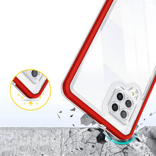 Заредете изображение във визуализатора на галерията – Clear 3in1 Case for Samsung Galaxy A42 5G Frame Gel Cover Red - TopMag
