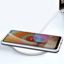 Заредете изображение във визуализатора на галерията – Clear 3in1 Case for Samsung Galaxy A72 4G Frame Gel Cover Blue - TopMag
