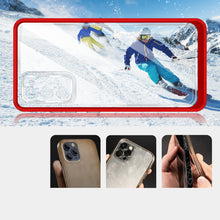 Заредете изображение във визуализатора на галерията – Clear 3in1 Case for Samsung Galaxy S20 FE 5G Frame Gel Cover Red - TopMag
