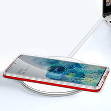 Заредете изображение във визуализатора на галерията – Clear 3in1 Case for Samsung Galaxy S20 FE 5G Frame Gel Cover Red - TopMag
