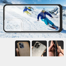 Заредете изображение във визуализатора на галерията – Clear 3in1 Case for Samsung Galaxy S22 + (S22 Plus) Frame Gel Cover Black - TopMag
