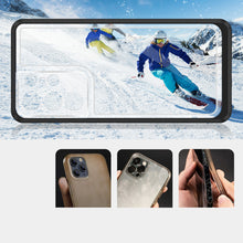 Заредете изображение във визуализатора на галерията – Clear 3in1 Case for Samsung Galaxy S22 Ultra Frame Gel Cover Black - TopMag
