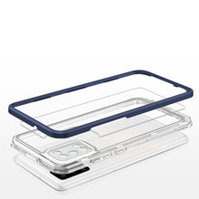 Заредете изображение във визуализатора на галерията – Clear 3in1 case for Samsung Galaxy A03s (166) frame gel cover blue - TopMag
