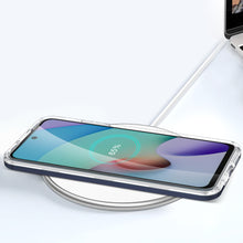 Заредете изображение във визуализатора на галерията – Clear 3in1 Case for Xiaomi Redmi 10 Frame Gel Cover Blue - TopMag
