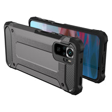 Заредете изображение във визуализатора на галерията – Hybrid Armor Case Tough Rugged Cover for Xiaomi Poco M4 Pro 5G black - TopMag
