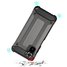 Заредете изображение във визуализатора на галерията – Hybrid Armor Case Tough Rugged Cover for Xiaomi Poco M4 Pro 5G black - TopMag
