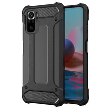 Заредете изображение във визуализатора на галерията – Hybrid Armor Case Tough Rugged Cover for Xiaomi Poco M4 Pro 5G black - TopMag
