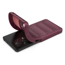 Заредете изображение във визуализатора на галерията – Magic Shield Case for Xiaomi Redmi Note 12 Pro+ flexible armored cover burgundy

