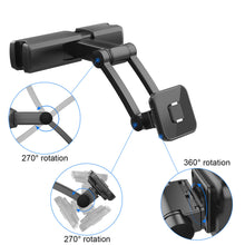Заредете изображение във визуализатора на галерията – Magnetic car holder headrest mount Type 3 black
