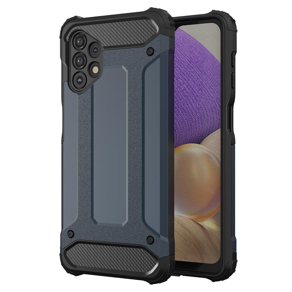Hybrid Armor Case Tough Rugged Cover for Samsung Galaxy A73 blue - TopMag