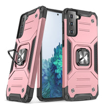 Заредете изображение във визуализатора на галерията – Wozinsky Ring Armor Tough Hybrid Case Cover + Magnetic Mount for Samsung Galaxy S22 + (S22 Plus) Pink - TopMag
