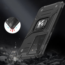 Заредете изображение във визуализатора на галерията – Wozinsky Ring Armor tough hybrid case cover + magnetic holder for Samsung Galaxy S22 Ultra red - TopMag
