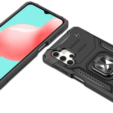 Заредете изображение във визуализатора на галерията – Wozinsky Ring Armor tough hybrid case cover + magnetic holder for Samsung Galaxy A33 5G blue - TopMag
