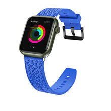 Заредете изображение във визуализатора на галерията – Watch Strap Y strap for Apple Watch 7 / SE (41/40 / 38mm) band watchband blue - TopMag
