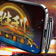 Заредете изображение във визуализатора на галерията – WK Design Gaming Series flat angled cable with side USB - USB Type C fast charging / data transmission 6A 1m black (WDC-151-USB-C) - TopMag
