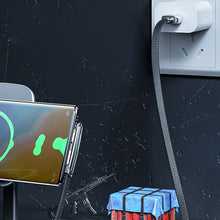 Заредете изображение във визуализатора на галерията – WK Design Gaming Series flat angled cable with side USB - USB Type C fast charging / data transmission 6A 1m black (WDC-151-USB-C) - TopMag

