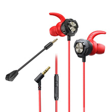 Заредете изображение във визуализатора на галерията – WK Design YB01 Gaming Series In-Ear Gaming Headphones 3.5mm Mini Jack Mic Red (YB01-red) - TopMag
