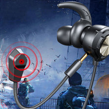 Заредете изображение във визуализатора на галерията – WK Design YB01 Gaming Series In-Ear Gaming Headphones 3.5mm Mini Jack Mic Red (YB01-red) - TopMag
