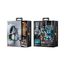 Заредете изображение във визуализатора на галерията – WK Design M9 Gaming Around-Ear Headphones USB Gaming Gray (M9) - TopMag
