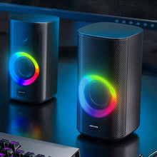 Заредете изображение във визуализатора на галерията – WK Design wireless Bluetooth 5.0 speakers black (D33) - TopMag
