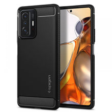 Заредете изображение във визуализатора на галерията – SPIGEN RUGGED ARMOR XIAOMI 11T 5G / 11T PRO 5G MATTE BLACK - TopMag
