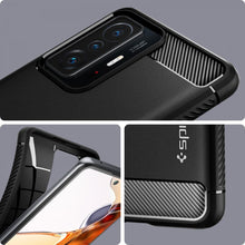 Заредете изображение във визуализатора на галерията – SPIGEN RUGGED ARMOR XIAOMI 11T 5G / 11T PRO 5G MATTE BLACK - TopMag
