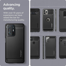 Заредете изображение във визуализатора на галерията – SPIGEN RUGGED ARMOR XIAOMI 11T 5G / 11T PRO 5G MATTE BLACK - TopMag
