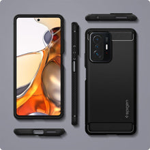 Заредете изображение във визуализатора на галерията – SPIGEN RUGGED ARMOR XIAOMI 11T 5G / 11T PRO 5G MATTE BLACK - TopMag
