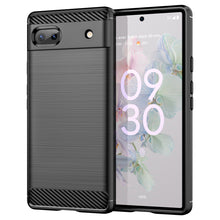 Заредете изображение във визуализатора на галерията – Carbon Case Flexible cover for Google Pixel 6a black - TopMag

