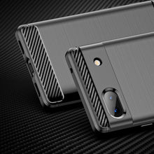 Заредете изображение във визуализатора на галерията – Carbon Case Flexible cover for Google Pixel 6a black - TopMag
