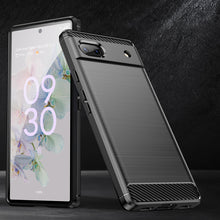Заредете изображение във визуализатора на галерията – Carbon Case Flexible cover for Google Pixel 6a black - TopMag
