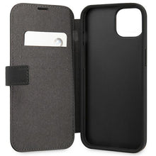 Заредете изображение във визуализатора на галерията – Etui BMW BMFLBKP13SSLLBK iPhone 13 mini 5,4" czarny/black book Signature - TopMag
