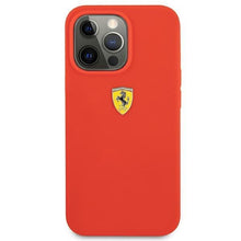 Заредете изображение във визуализатора на галерията – Ferrari FESSIHCP13LRE iPhone 13 Pro / 13 6,1" czerwony/red hardcase Silicone - TopMag

