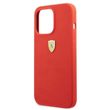 Заредете изображение във визуализатора на галерията – Ferrari FESSIHCP13LRE iPhone 13 Pro / 13 6,1" czerwony/red hardcase Silicone - TopMag
