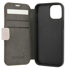 Заредете изображение във визуализатора на галерията – Guess GUBKP13S4GDPI iPhone 13 mini 5,4" różowy/pink book 4G Stripe - TopMag

