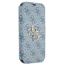 Заредете изображение във визуализатора на галерията – Guess GUBKP13S4GMGBL iPhone 13 mini 5,4" niebieski/blue book 4G Big Metal Logo - TopMag
