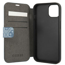 Заредете изображение във визуализатора на галерията – Guess GUBKP13S4GMGBL iPhone 13 mini 5,4" niebieski/blue book 4G Big Metal Logo - TopMag
