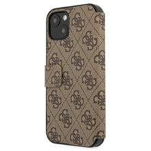 Заредете изображение във визуализатора на галерията – Guess GUBKP13S4GMGBR iPhone 13 mini 5,4" brązowy/brown book 4G Big Metal Logo - TopMag
