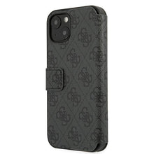 Заредете изображение във визуализатора на галерията – Guess GUBKP13S4GMGGR iPhone 13 mini 5,4" szary/grey book 4G Big Metal Logo - TopMag
