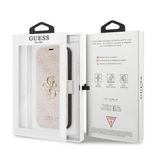 Заредете изображение във визуализатора на галерията – Guess GUBKP13S4GMGPI iPhone 13 mini 5,4" różowy/pink book 4G Big Metal Logo - TopMag
