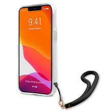 Заредете изображение във визуализатора на галерията – Guess GUHCP13LKCABBK iPhone 13 Pro / 13 6,1" czarny/black hardcase Camo Strap Collection - TopMag
