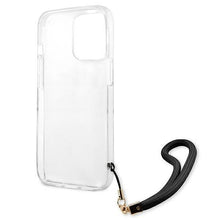 Заредете изображение във визуализатора на галерията – Guess GUHCP13LKCABBK iPhone 13 Pro / 13 6,1" czarny/black hardcase Camo Strap Collection - TopMag
