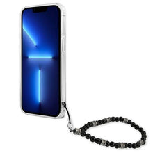 Заредете изображение във визуализатора на галерията – Guess GUHCP13LKPSBK iPhone 13 Pro / 13 6,1" Transparent hardcase Black Pearl - TopMag
