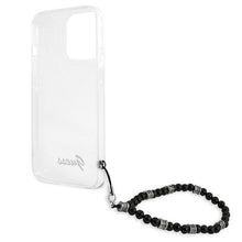 Заредете изображение във визуализатора на галерията – Guess GUHCP13LKPSBK iPhone 13 Pro / 13 6,1" Transparent hardcase Black Pearl - TopMag
